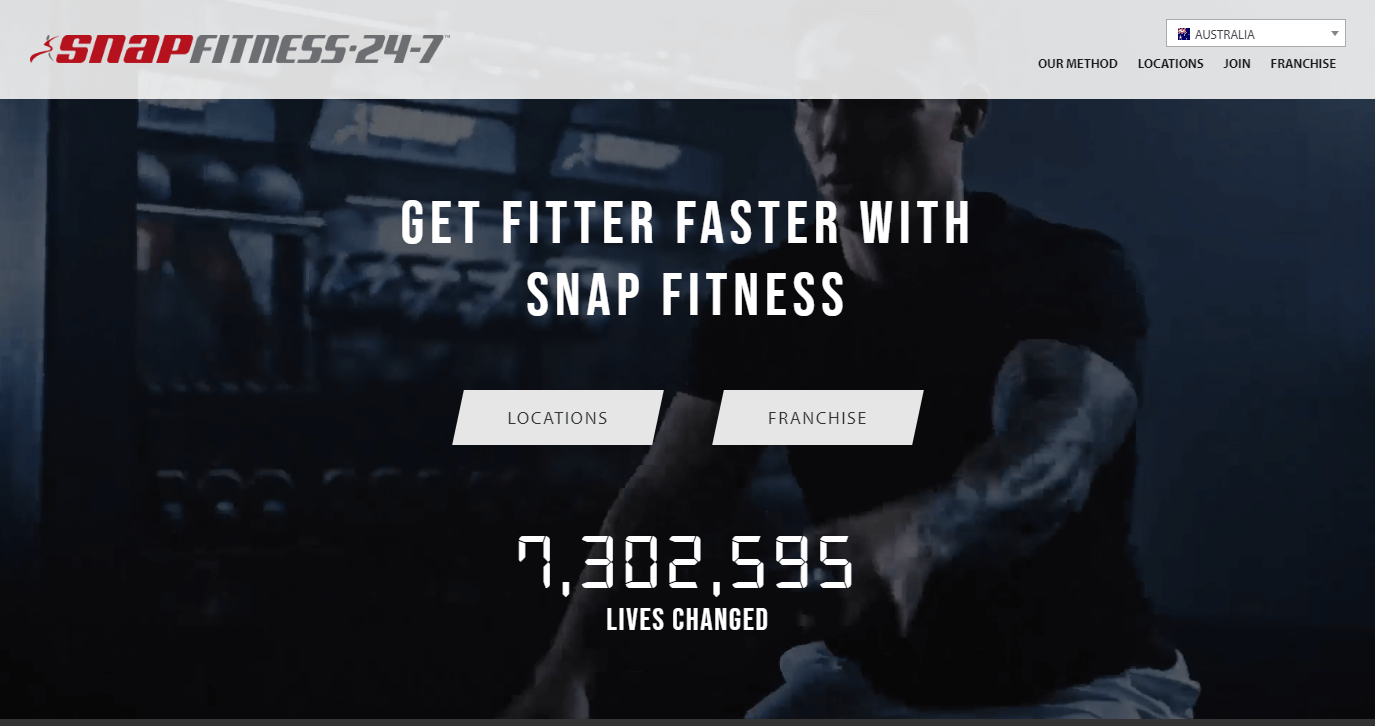 Snap Fitness Website